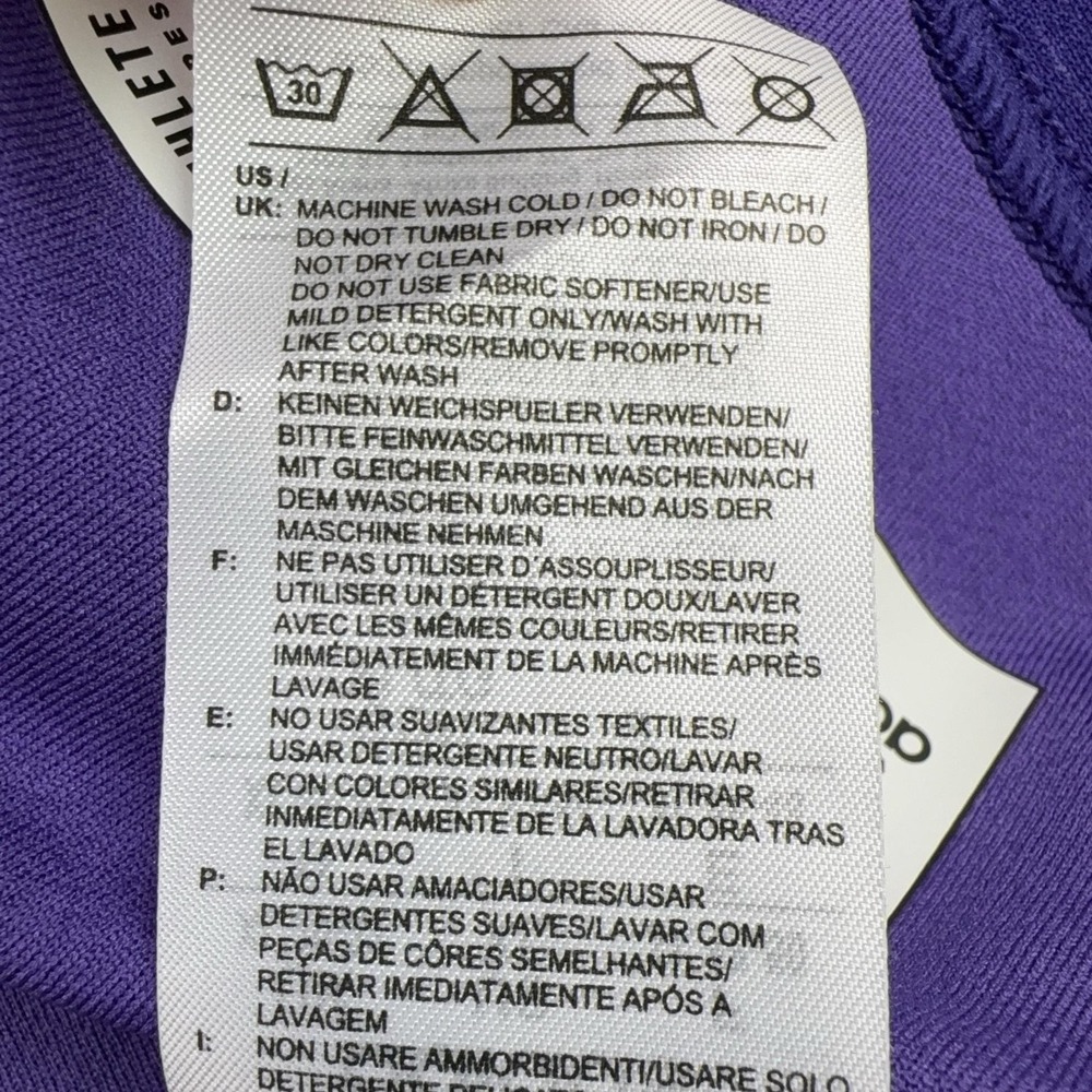 WCU Catamounts Adidas Quarter Zip Shirt Womens XL Purple Collegiate Pullover - Picture 15 of 16